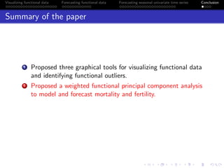 Visualizing, Modeling and Forecasting of Functional Time Series | PDF