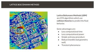Lbm Introduction Lattice-Boltzmann Solver Validation for Pedestrian Wind Comfort | PDF