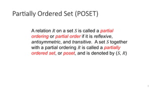 Posets and LatticesPosets and Lattices.ppxt