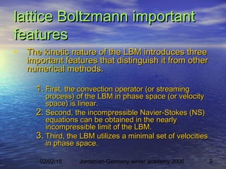 Lbm Introduction Lattice boltzmann method ammar | PPT