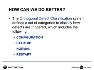 Using Test Triggers for Improved Defect Detection | PPT