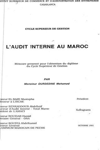 L audit interne_au_maroc
