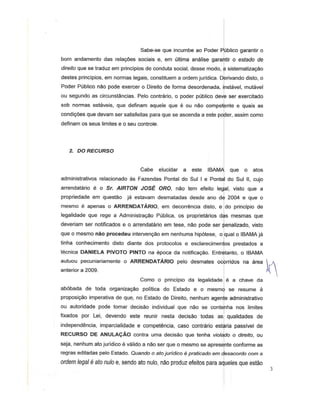 Defesa contra Laudo do Ibama