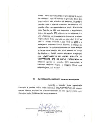 Defesa contra Laudo do Ibama