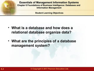 Databases Intelligence Business and Information Management | PPT