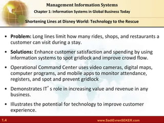 Laudon MIS13 ch01: Information Systems in Global Business Today. | PPT