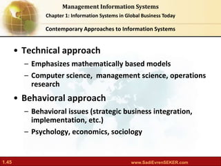 Laudon MIS13 ch01: Information Systems in Global Business Today. | PPT