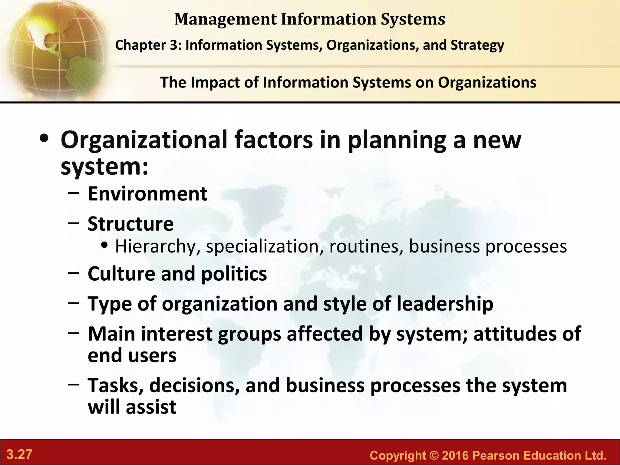 MIS-CH01: Information Systems, Organization, and Strategy | PPT ...