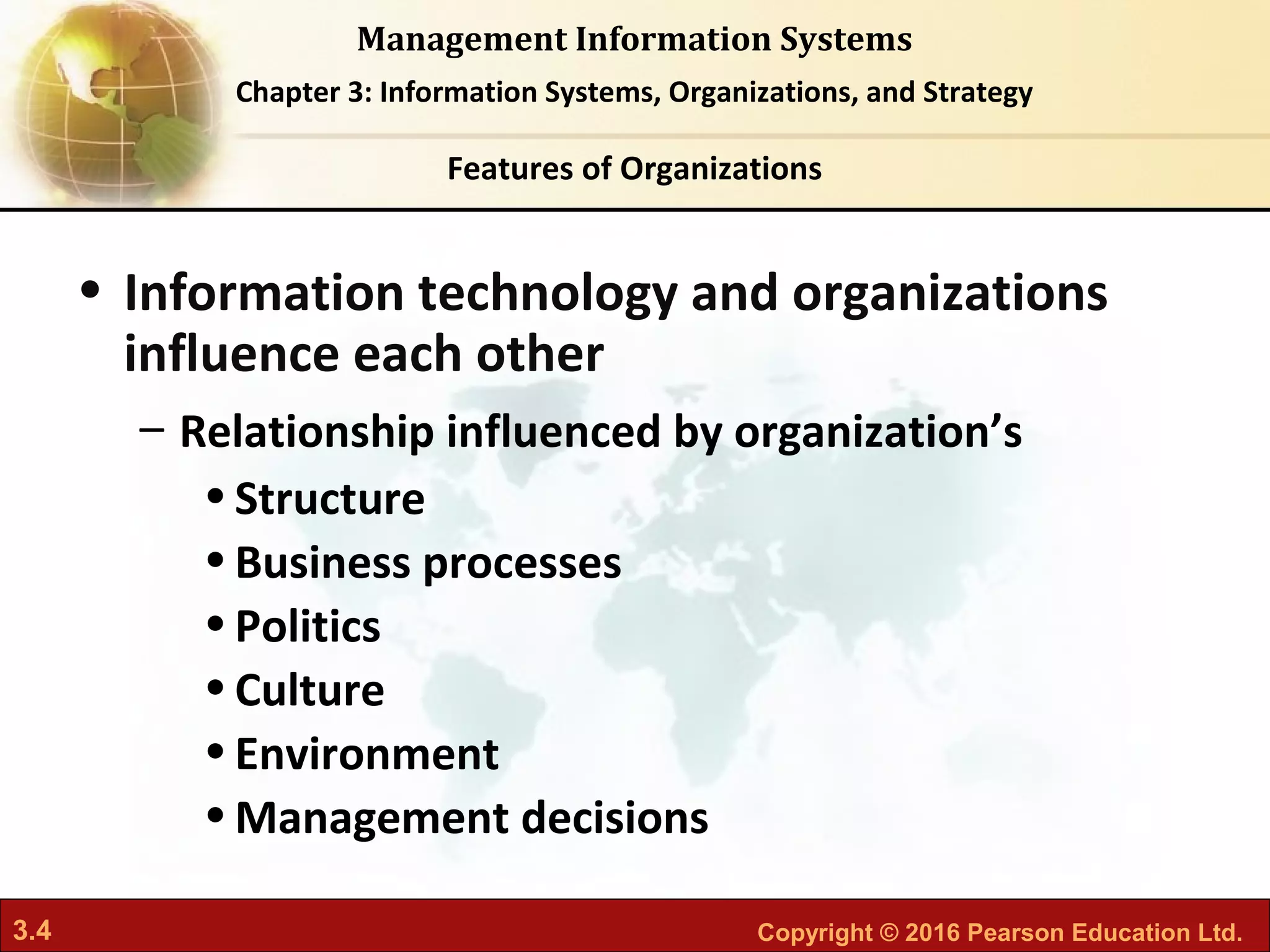 MIS-CH01: Information Systems, Organization, and Strategy | PPT ...