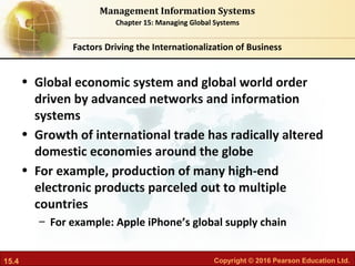 MIS-CH15: Managing Global Systems | PPT