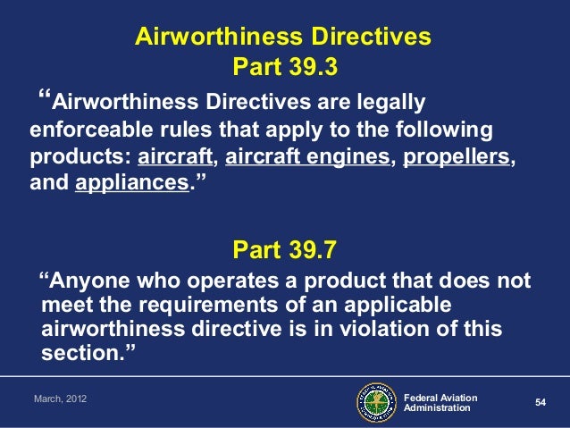 pilots airworthiness responsibilities airworthiness directive compliance sheet