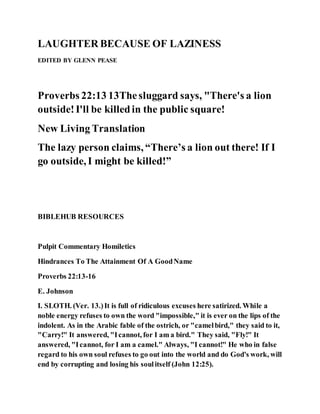 Laughter Because Of Laziness