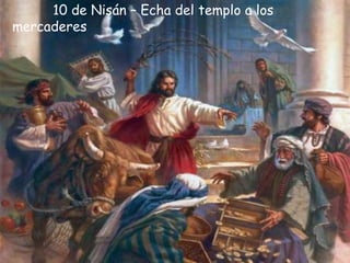           10 de Nisán – Echa del templo a los mercaderes