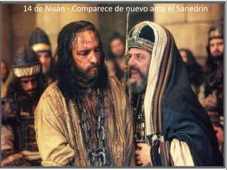 14 de Nisán - Comparece de nuevo ante el Sanedrín