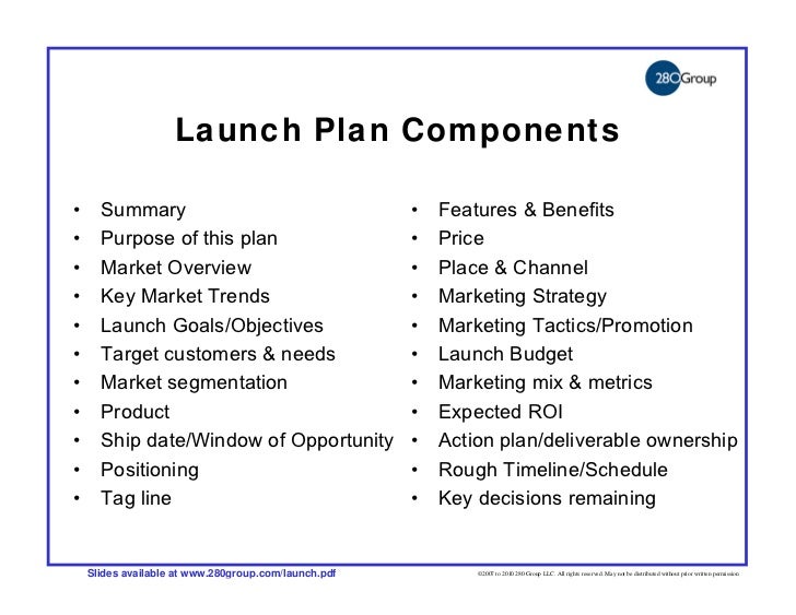 how to run a high impact product launch product launch plan pdf