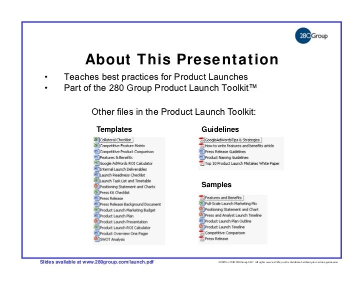 how to run a high impact product launch product launch plan pdf