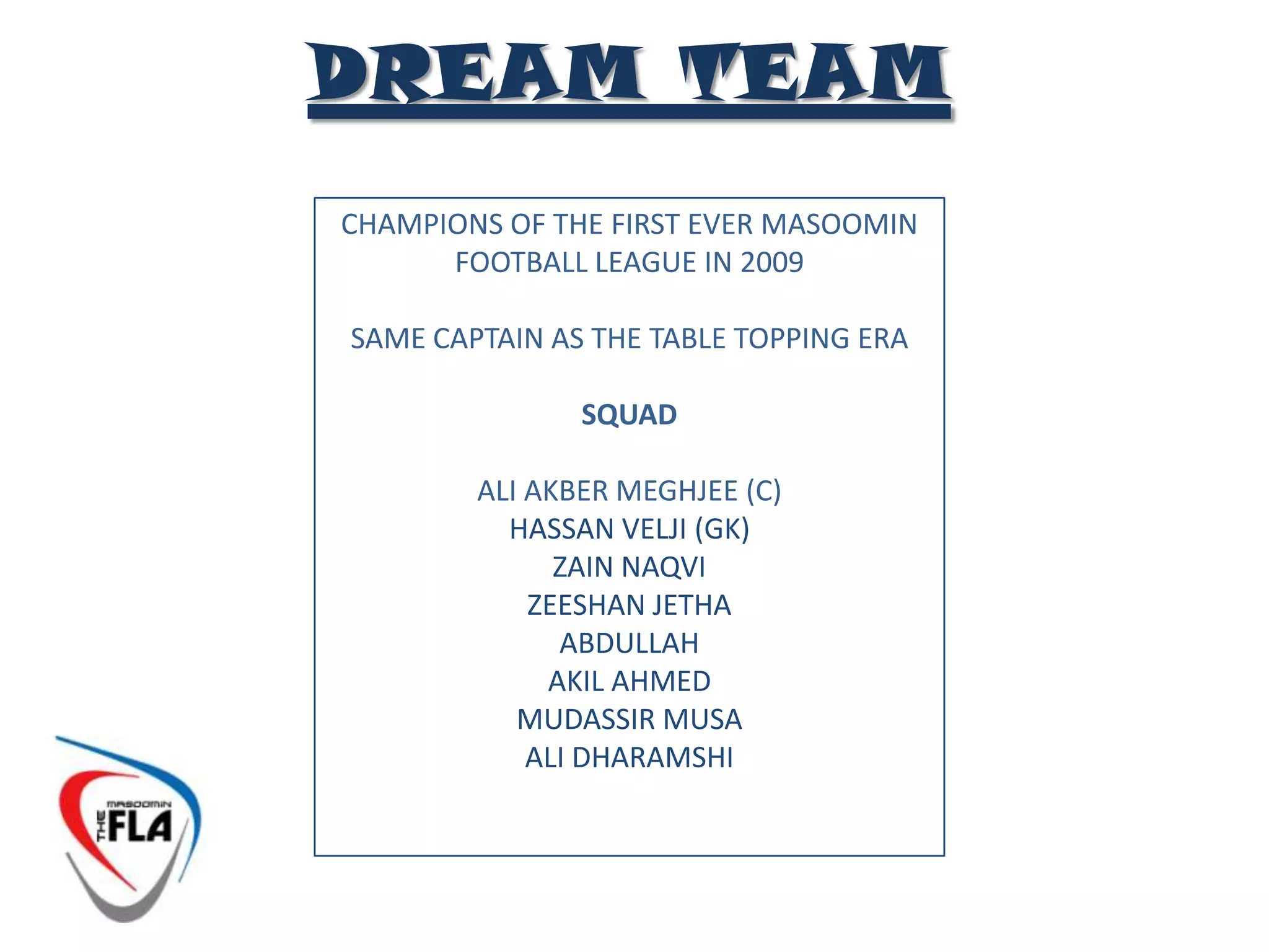  Outfield Players are NOT allowed in the Goalkeeper area.