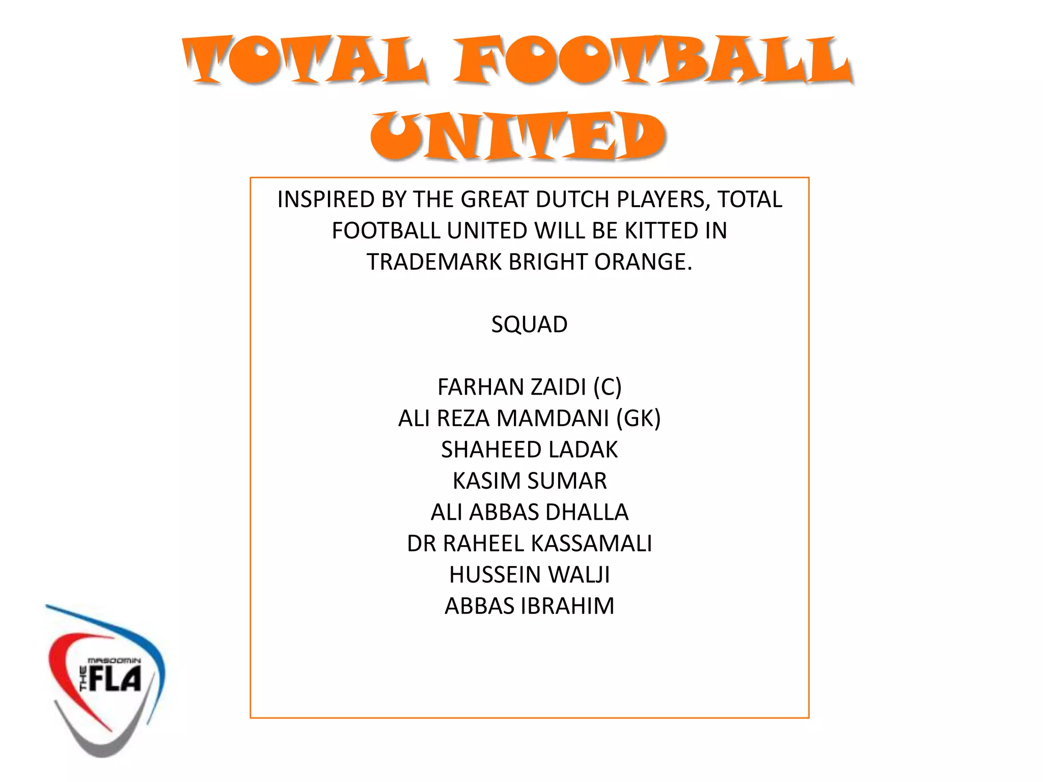 The ball must touch two players before being passed back to the goalkeeperTHE LEAGUE/s EXPLAINEDDISCIPLINE – REFEREE’S DECISION IS FINAL!CARDSYellow Card – 5 minutes Sin BinRed Card – Sent OffBANSRed Card (resulting from 2 yellow cards) = 1 Match Ban minimumStraight Red Card = 3 Match Ban minimumThe MFLA BOARD WILL REVIEW INDIVIDUAL CASES WHERE PLAYERS HAVE BEEN SENT OFF AND MAY ISSUE FURTHER PUNISHMENT IF DEEMED NECESSARY.SWEARING WILL NOT BE TOLERATED!THE MFLA WOULD LIKE TO REMIND PLAYERS THAT WE ARE A SPORTS  CLUB UNDER THE BANNER OF A MUSLIM SHIA ORGANISATION AND SHOULD ACT ACCORDINGLY IN BOTH OUR VERBAL AND PHYSICAL BEHAVIOUR. NO SWEARING, VIOLENCE OR OFFENSIVE BEHAVIOURWILL BE TOLERATED!