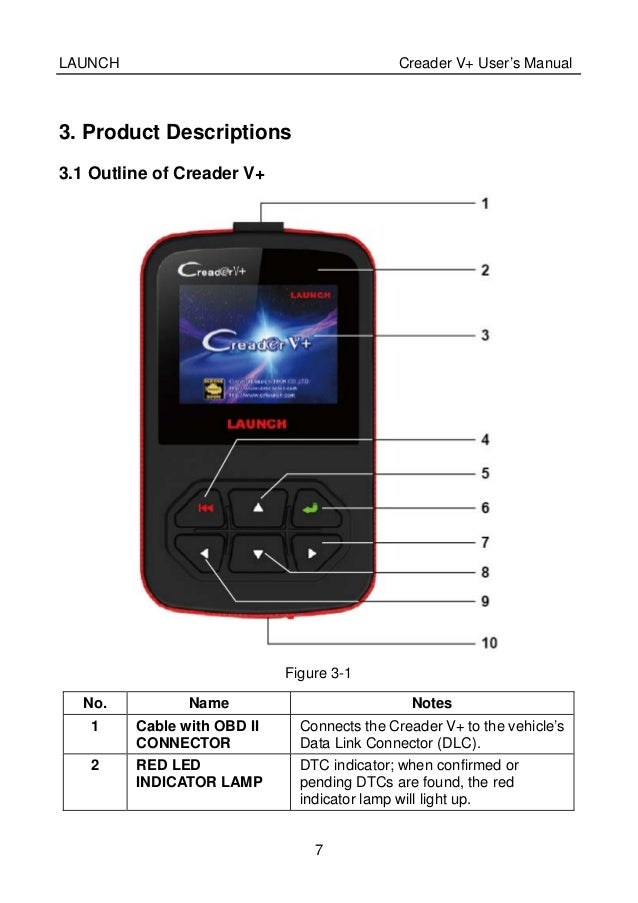 Launch Creader v+