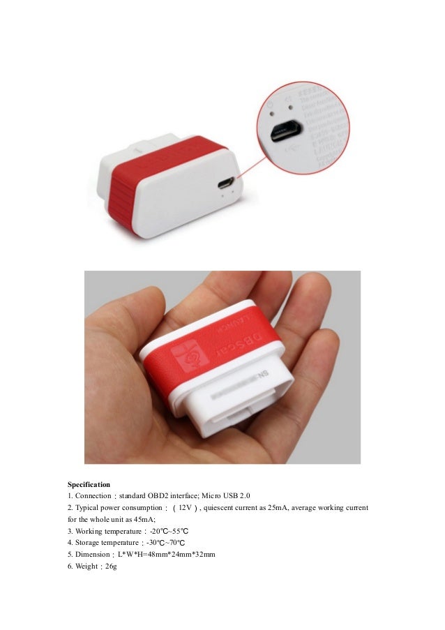 Launch DBScar OBD2 Code Reader for Android&Iphone Smart Phone