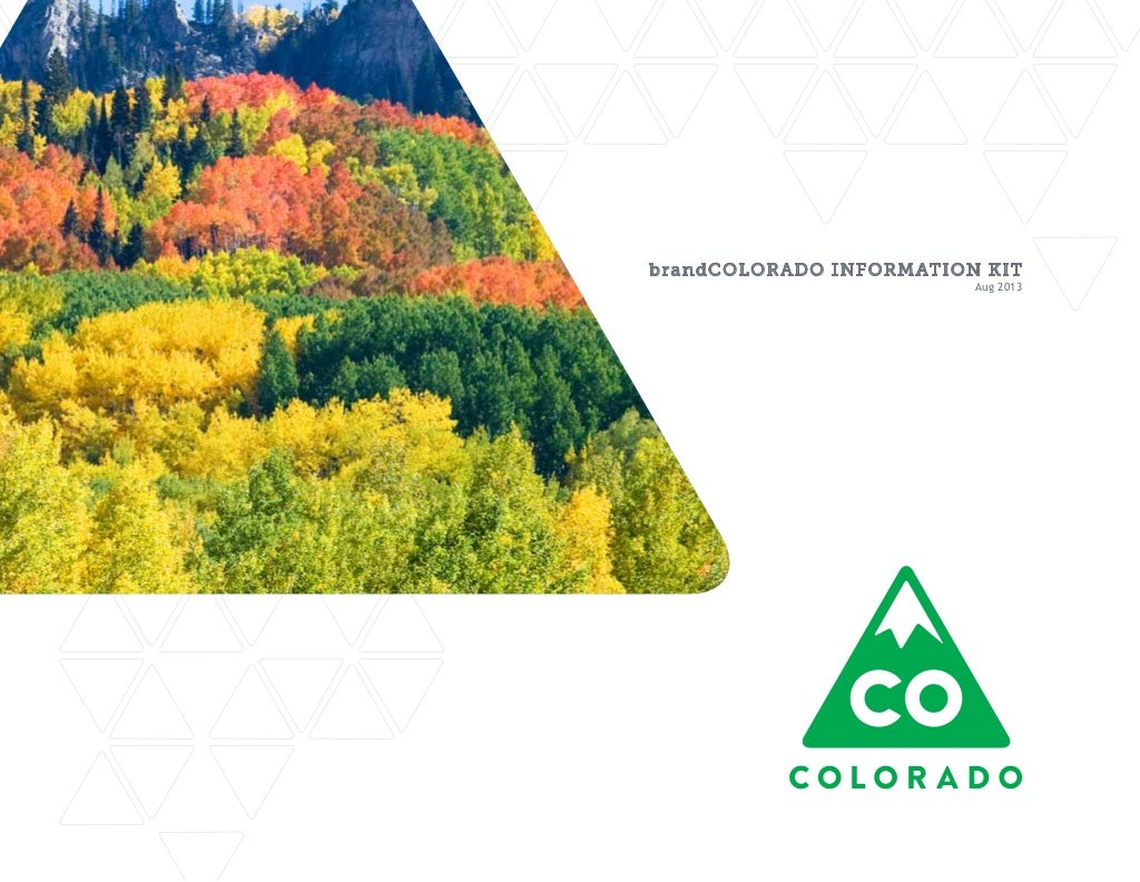 Colorado Unveils Official State Brand & Slogan brandCOLORADO Inform…