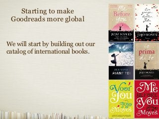 Goodreads Takes Book Discovery Around the Globe (Otis Chandler at Publishers Launch Frankfurt 2013)