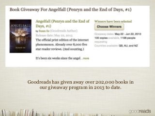 Goodreads Takes Book Discovery Around the Globe (Otis Chandler at Publishers Launch Frankfurt 2013)