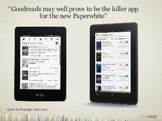 Goodreads Takes Book Discovery Around the Globe (Otis Chandler at Publishers Launch Frankfurt 2013)