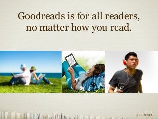 Goodreads Takes Book Discovery Around the Globe (Otis Chandler at Publishers Launch Frankfurt 2013)