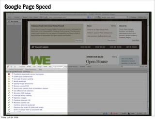 Google Page Speed




Friday, July 24, 2009
 