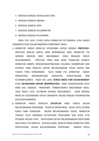 Launching Thema Pembangunan 2009 I