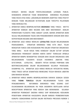 Launching Thema Pembangunan 2009 I