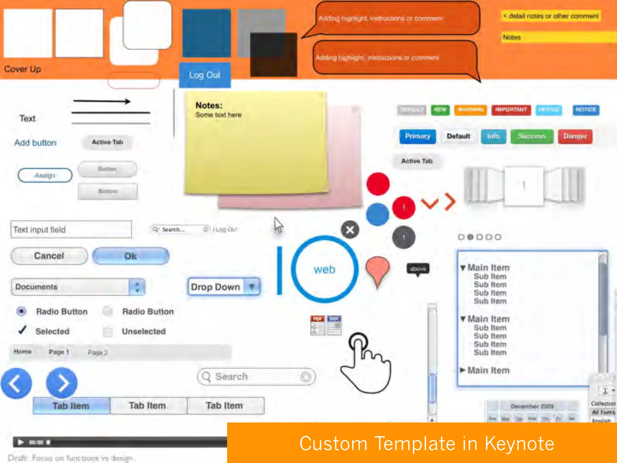 Custom Template in Keynote
 