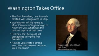 This portrait by Gilbert Stuart
1796. From
www.mountvernon.org

 