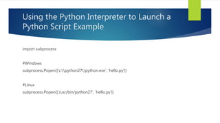 Launching Applications | PPT