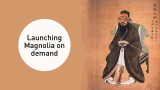 Launching
Magnolia on
demand
 