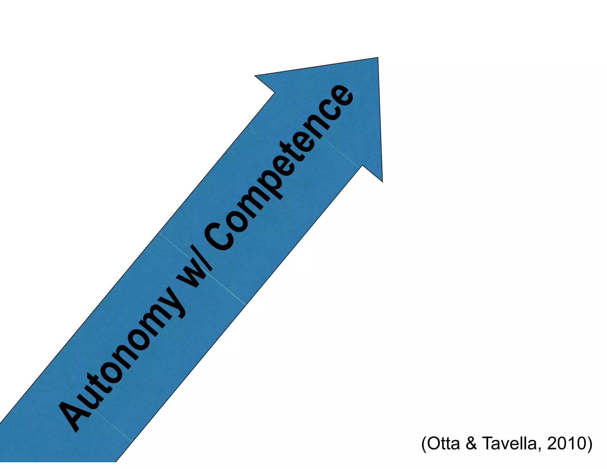 (Otta & Tavella, 2010)
Autonomyw/Competence
 