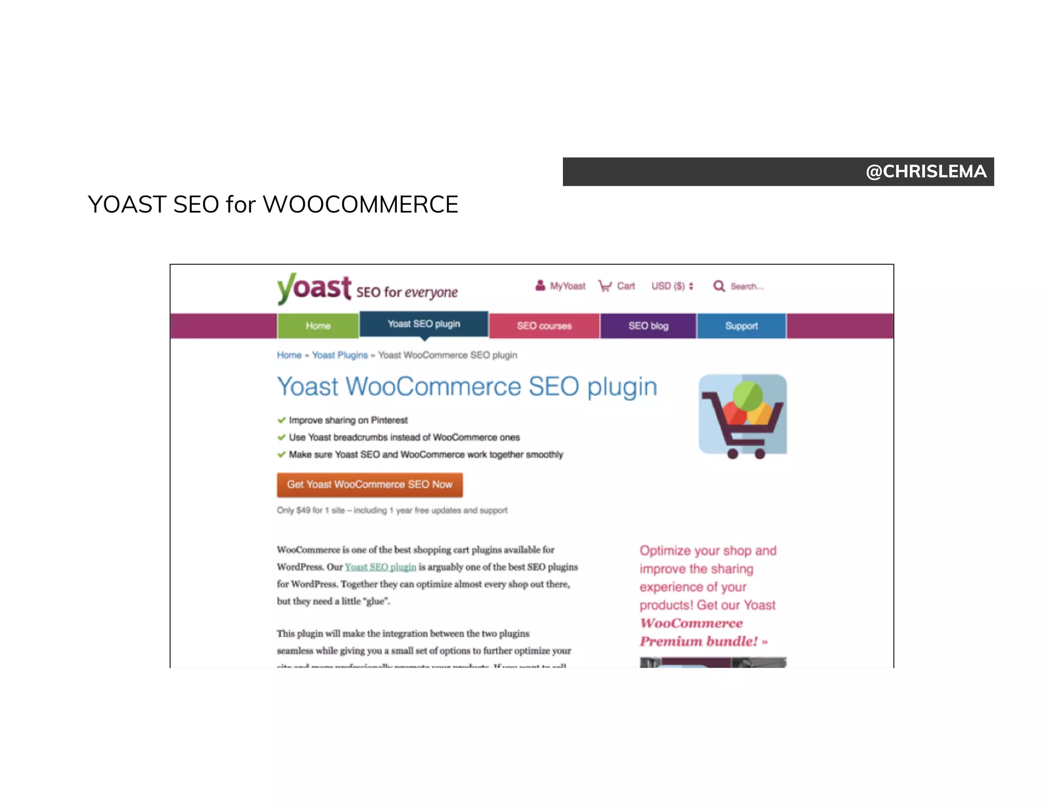 @CHRISLEMA
YOAST SEO for WOOCOMMERCE
 