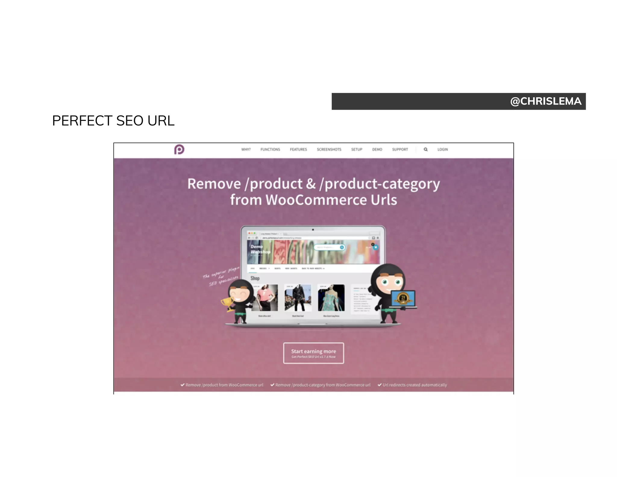 @CHRISLEMA
PERFECT SEO URL
 