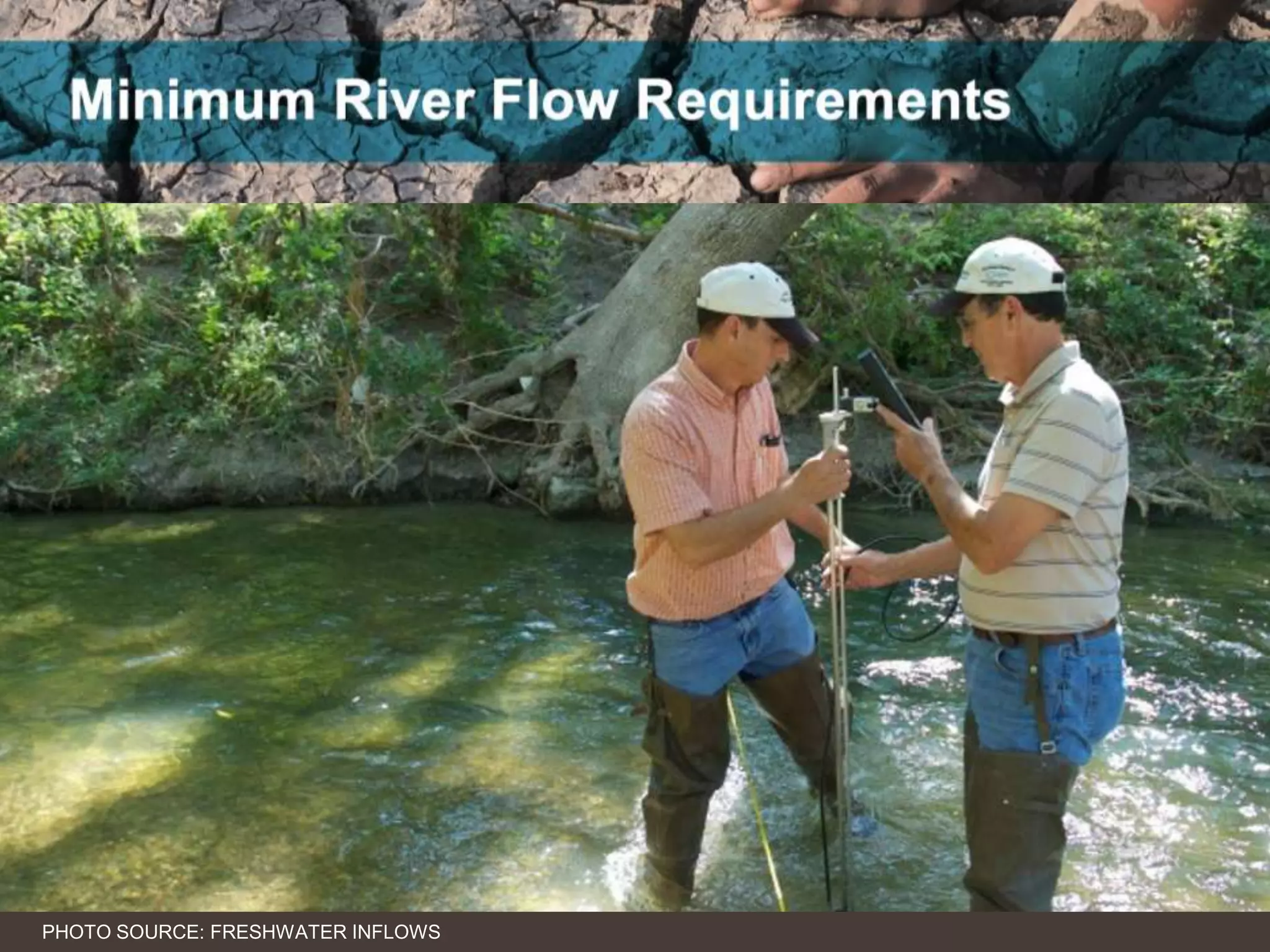 PHOTO SOURCE: FRESHWATER INFLOWS
 