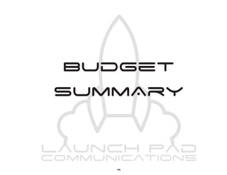 Budget
SummAry


   9
 