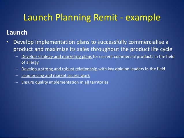 launch planning