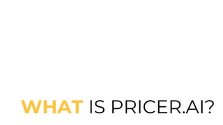 WHAT IS PRICER.AI?
 