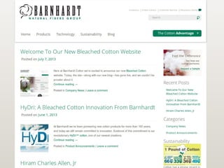 Launch presentation - BarnhardtCotton.net