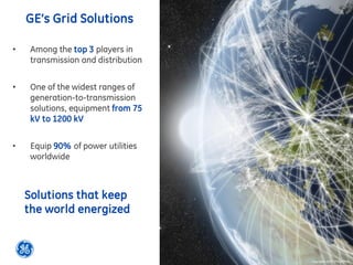 Ge Distribution GE's Grid Solutions Media Presentation | PDF