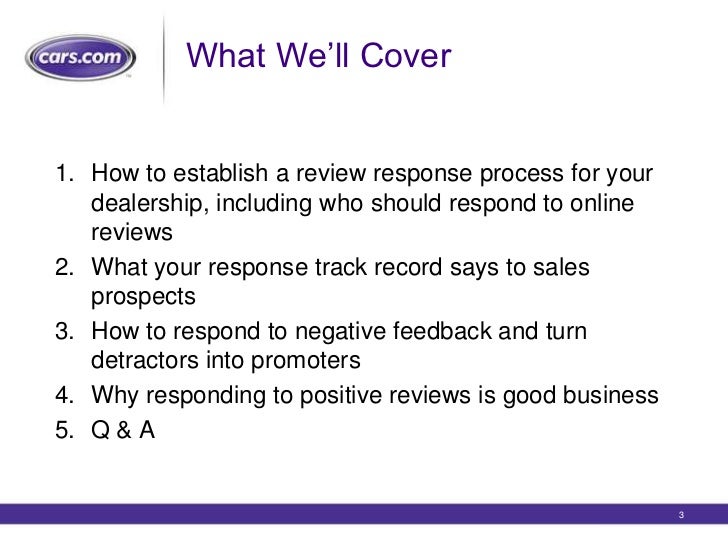 Cars Com Dealer Reviews >> Cars Com Dealeradvantage Webinar Responding To Online Reviews Cars Com Dealer Reviews >> Cars Com Dealeradvantage Webinar Responding To Online Reviews