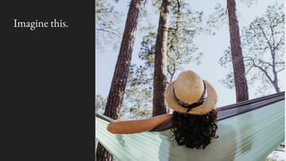 ● Increase revenue with your own intellectual
property/expertise
● Grow your community and brand awareness by adding
practical educational value for your target audience
around the world
● Establish yourself or your brand as a thought leader
● Make positive difference at scale
● Create new source of passive income and make money
while you sleep/travel/live your dream life
Imagine this.
 