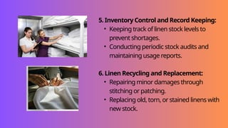 Reject Linen Examples Laundry & Linen Management.pptx by: Analiza E. Manipis | PPTX