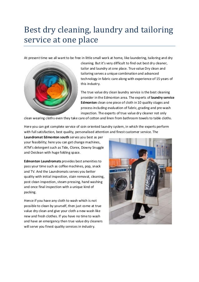 Laundry service edmonton