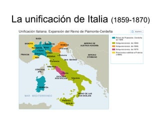 La unificación de Italia (1859-1870)
 